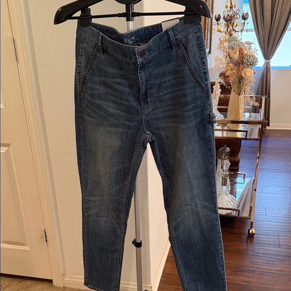 White House Black Market Men’s Slim Jeans - Dark Blue Wash